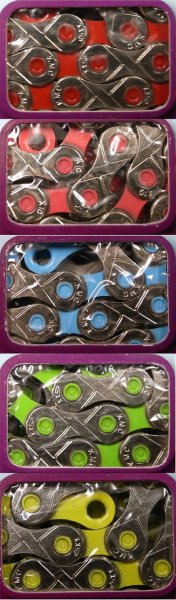 画像2: KMC X10 COLORチェーン (2)