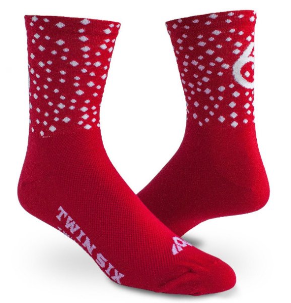 画像1: TWIN SIX Navigator Sock (RED) (1)