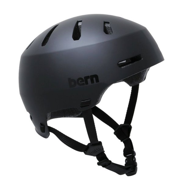 画像1: BERN MACON2.0  MATT Black (1)