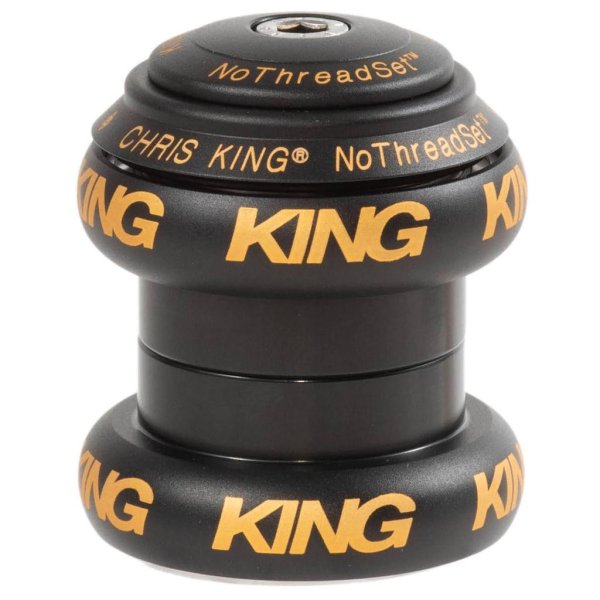 画像1: CHRIS KING 1-1/8”  NoThread Two Tone Black Gold (1)