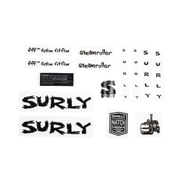 画像1: SURLY NEWフレームデカールセット(STEAM ROLLER) (1)