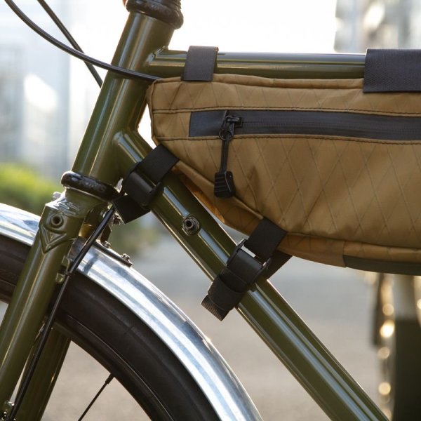 画像4: FAIRWEATHER frame bag (x-pac/coyote) (4)
