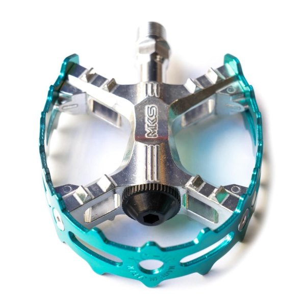 画像3: "MKS" XC-III BEAR TRAP PEDAL(turquoise) (3)