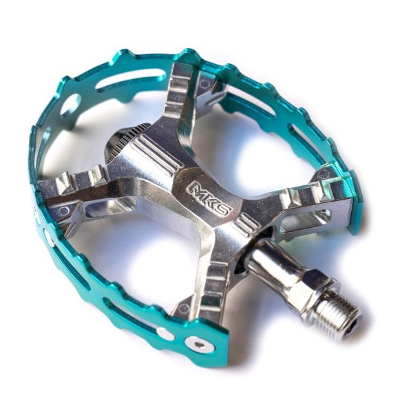 画像2: "MKS" XC-III BEAR TRAP PEDAL(turquoise) (2)