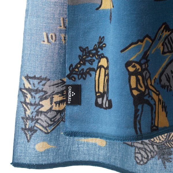 画像2: CHAORAS スポーツてぬぐい / to the trail (2)